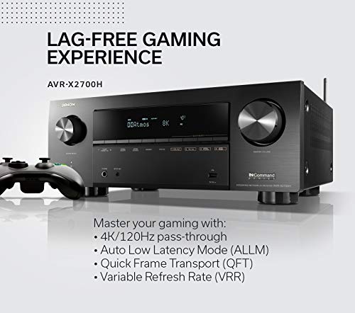Denon AVR-X2700H 8K Ultra HD 7.2 Channel AV Receiver P1163