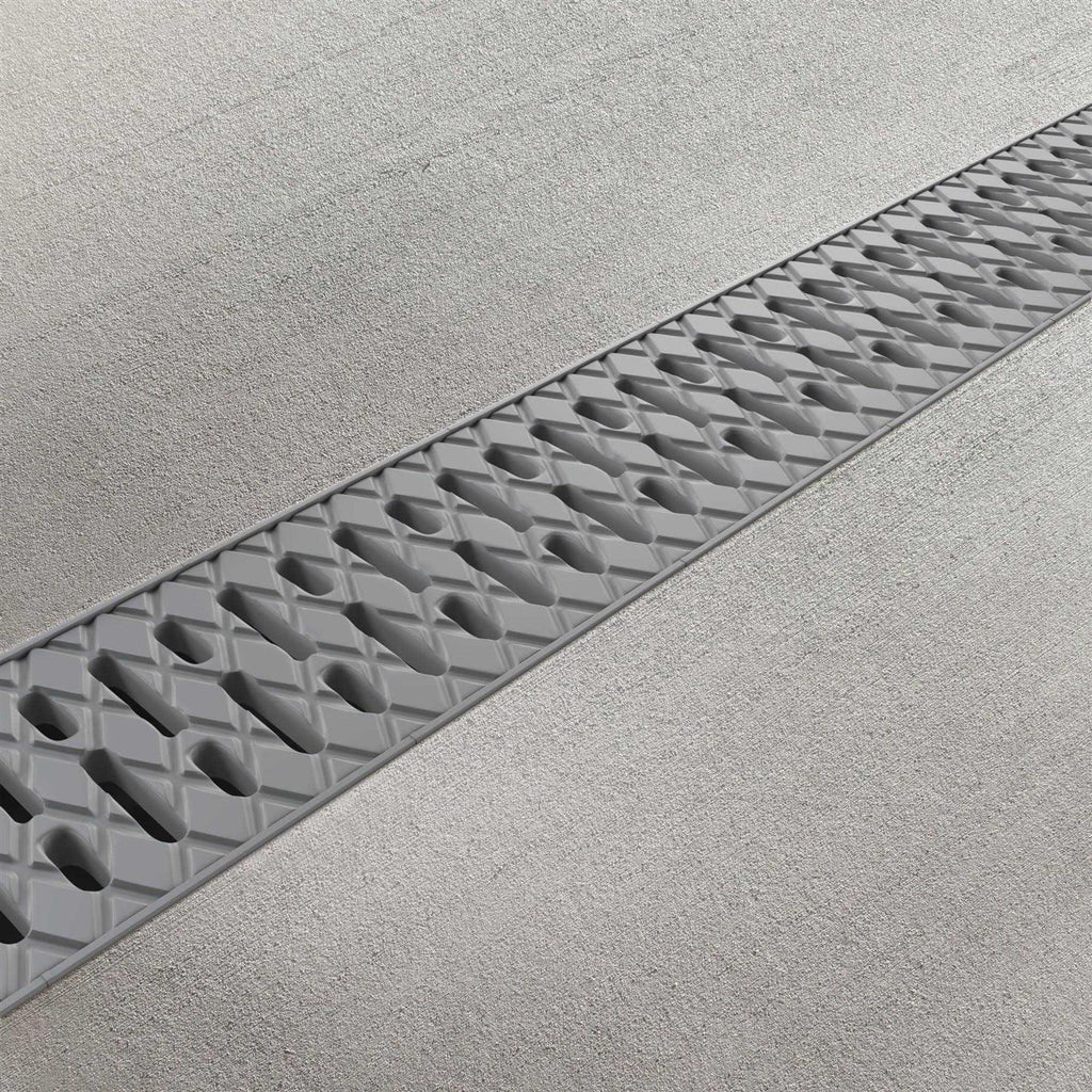 Vodaland 4 Inch Trench Drain System with Grate G8793