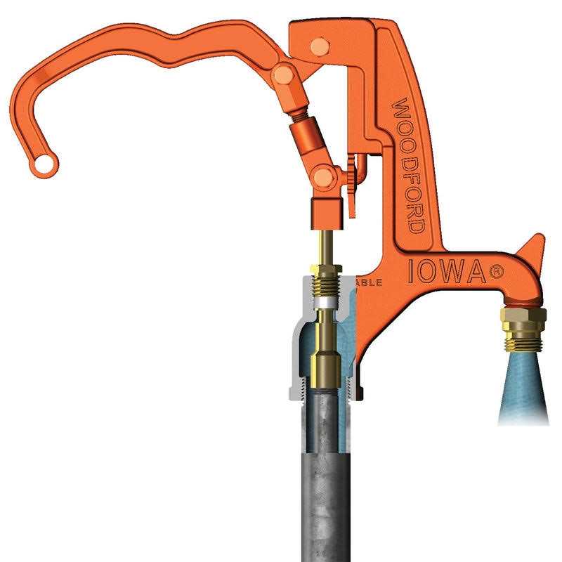 Woodford Y34-4 Freezeless Iowa Yard Hydrant C369