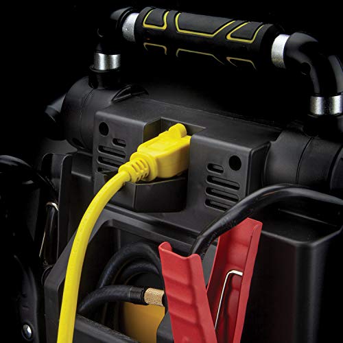 Stanlety J5C09D 1200 Peak Amp Jump Starter with Air Compressor W9438