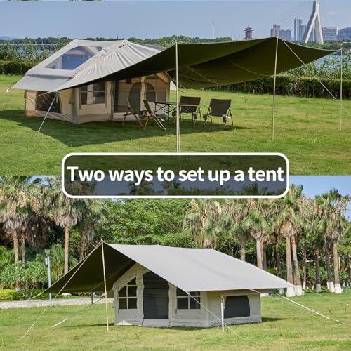 Inflatable Tent with Pump for 4-6 Person Camping, Waterproof Instant Setup E80331