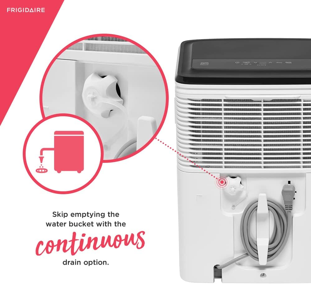 Frigidaire 50 Pint Dehumidifier, White A46316