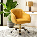 Adan Task Chair Gold Flamingo Upholstery Color: Mustard