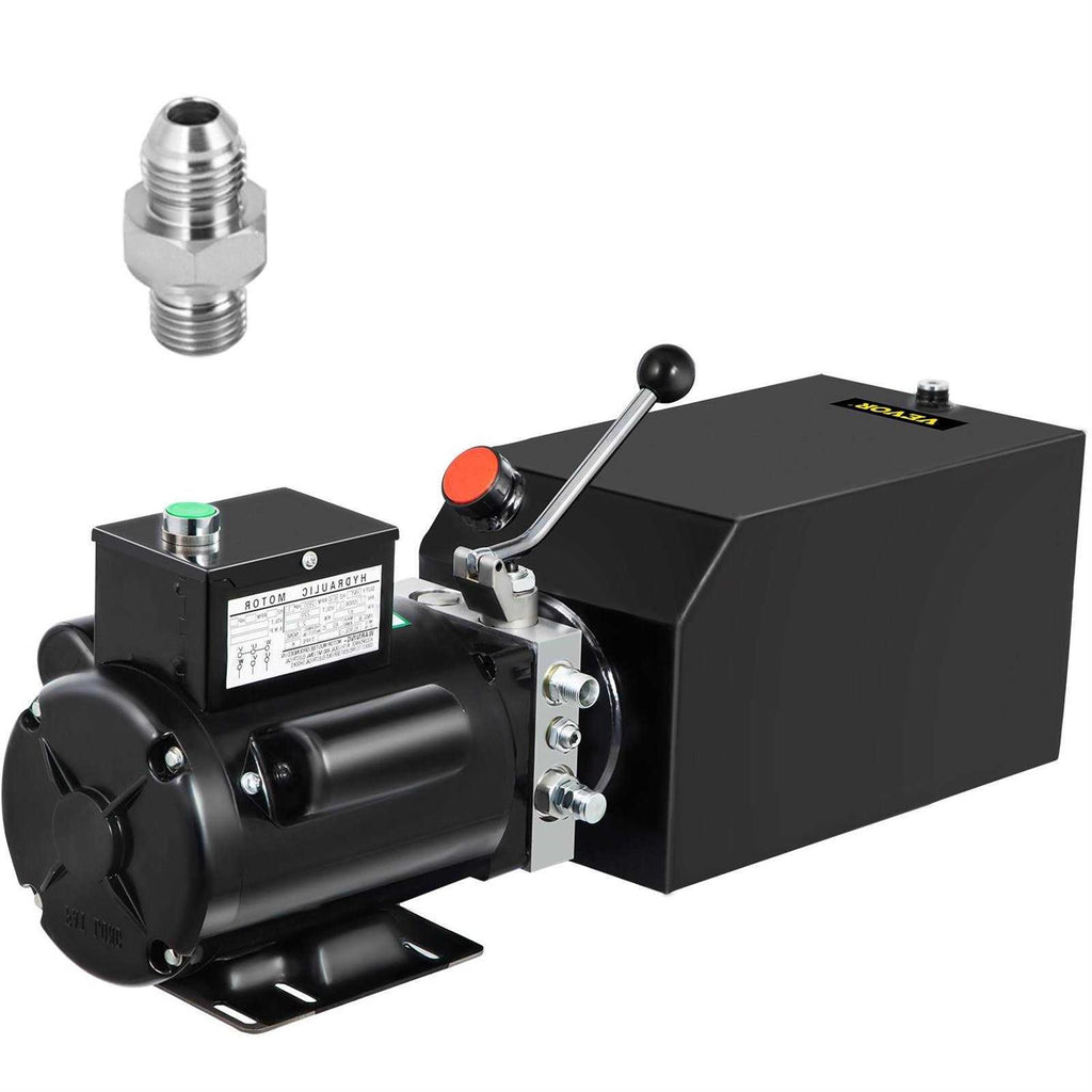 VEVOR Hydraulic Pump 14 Quart Hydraulic Power Unit 2950 Psi Car Lift Hydraulic Pack Dump Trailer 220V 60Hz 1 Ph Auto Repair Sho - Shop Hardware Tools Online Store