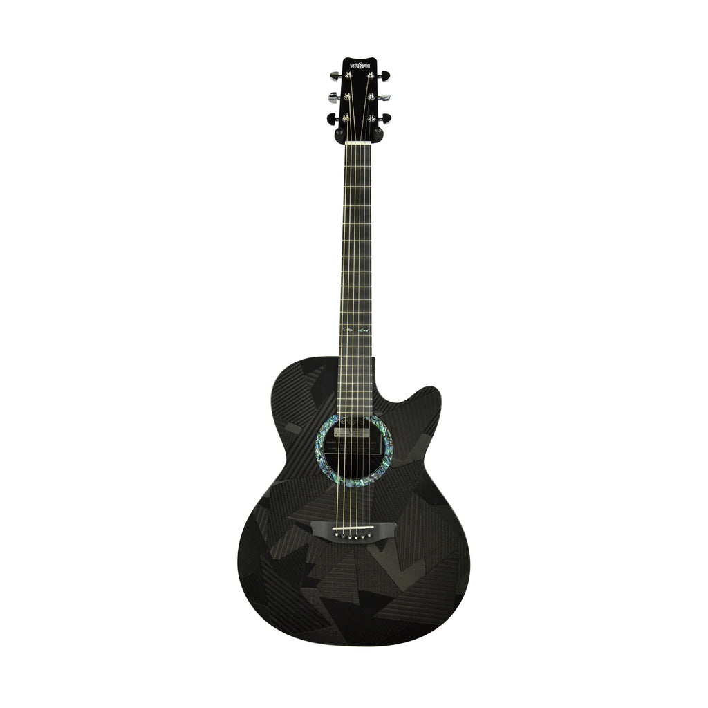 Rainsong BI-WS1000N1 Black Ice Series Acoustic-Electric Guitar w/Case