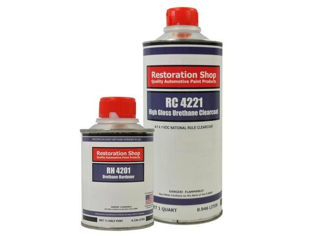 Restoration Shop Tunnel Ram Gray Metallic Urethane Basecoat Clearcoat Auto Paint Kit X3552