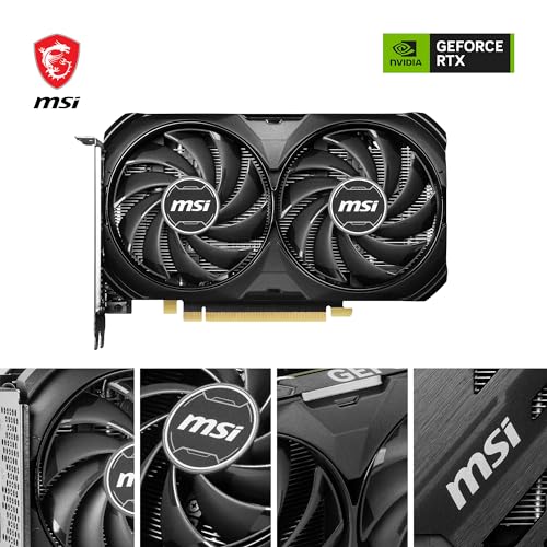 MSI GeForce RTX 4060 Ti Ventus 2X Black 8G OC Graphics Card O435