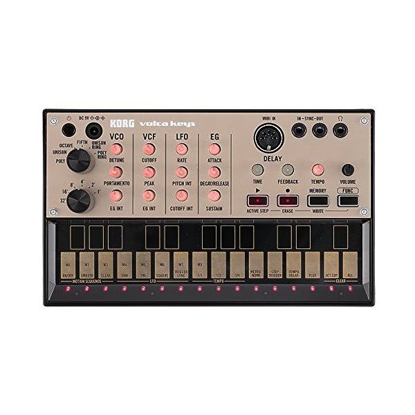 Korg Volca Keys Analogue Loop Synth Bundle with Power Supply and Polishing Cloth Y73902