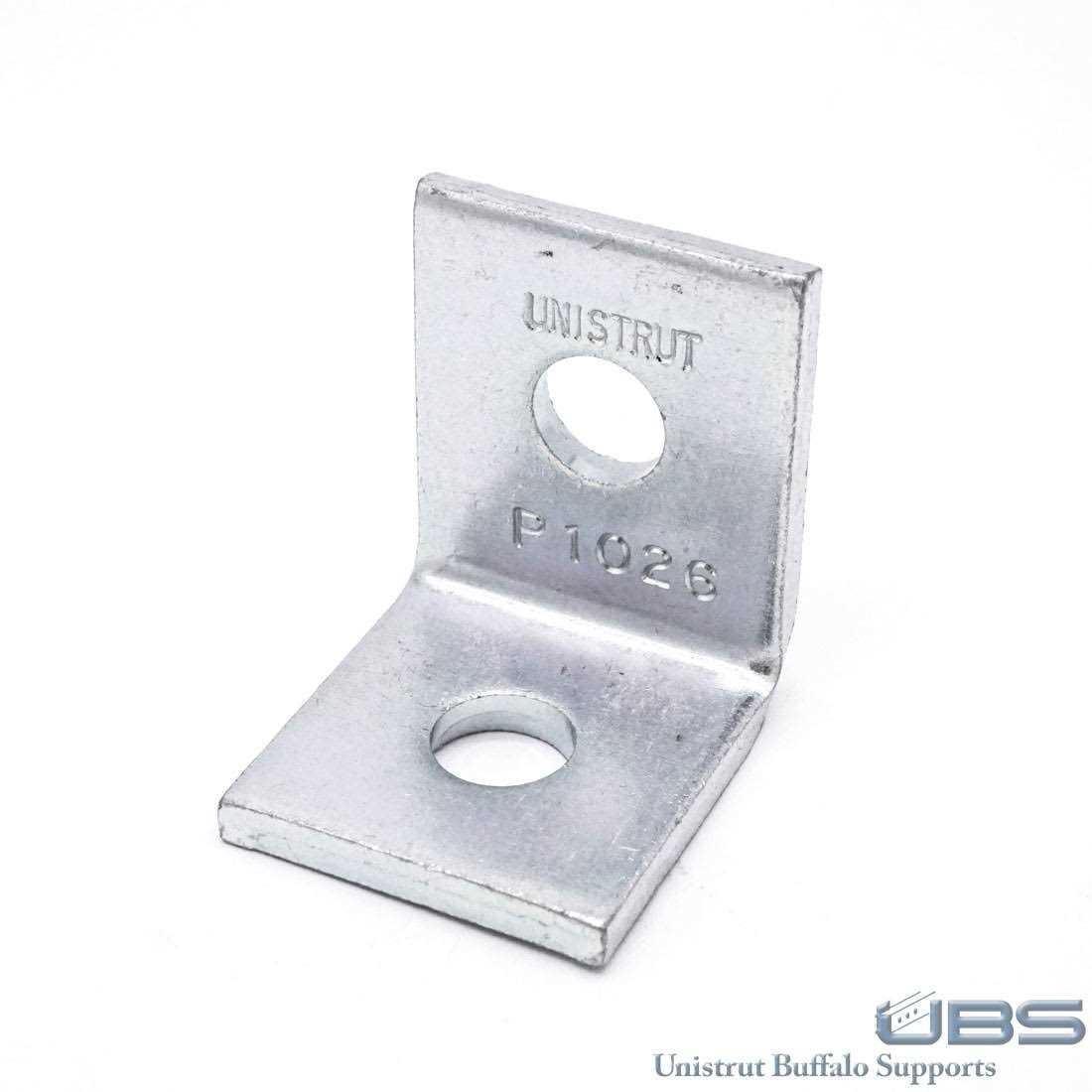 Unistrut P1026 HG Hot Dip Galvanized Steel 90 Degree Channel Angle R6164