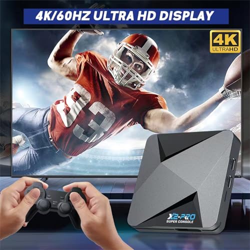 COVOZAMA Super Console X2 Pro Retro Video Game Console with 70,000+ Games, 4K HD J426489