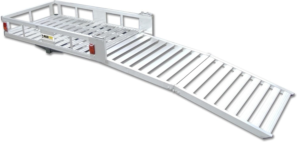 MAXXHAUL 70275 Aluminum Cargo Carrier | With 60 Folding Ramp | 53.5 x 29