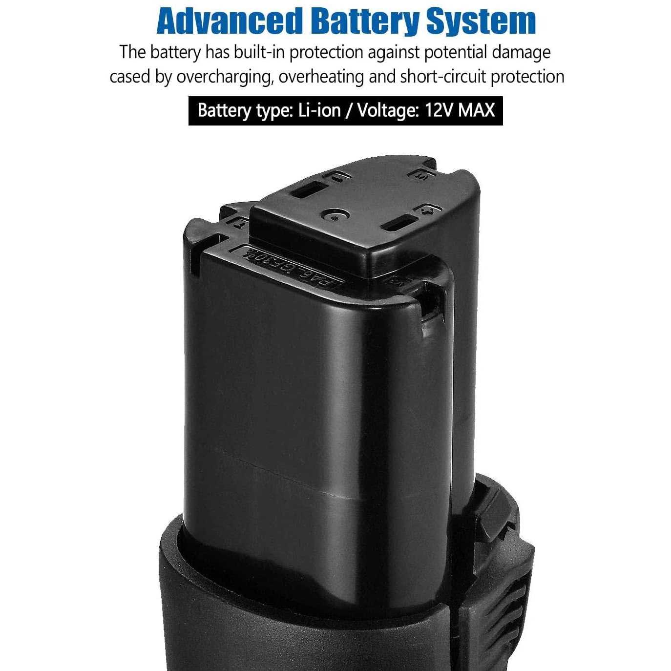 ACDelco AB1207LA-P2 G12 Series 12V Li-ion 2 Battery Packs T28866