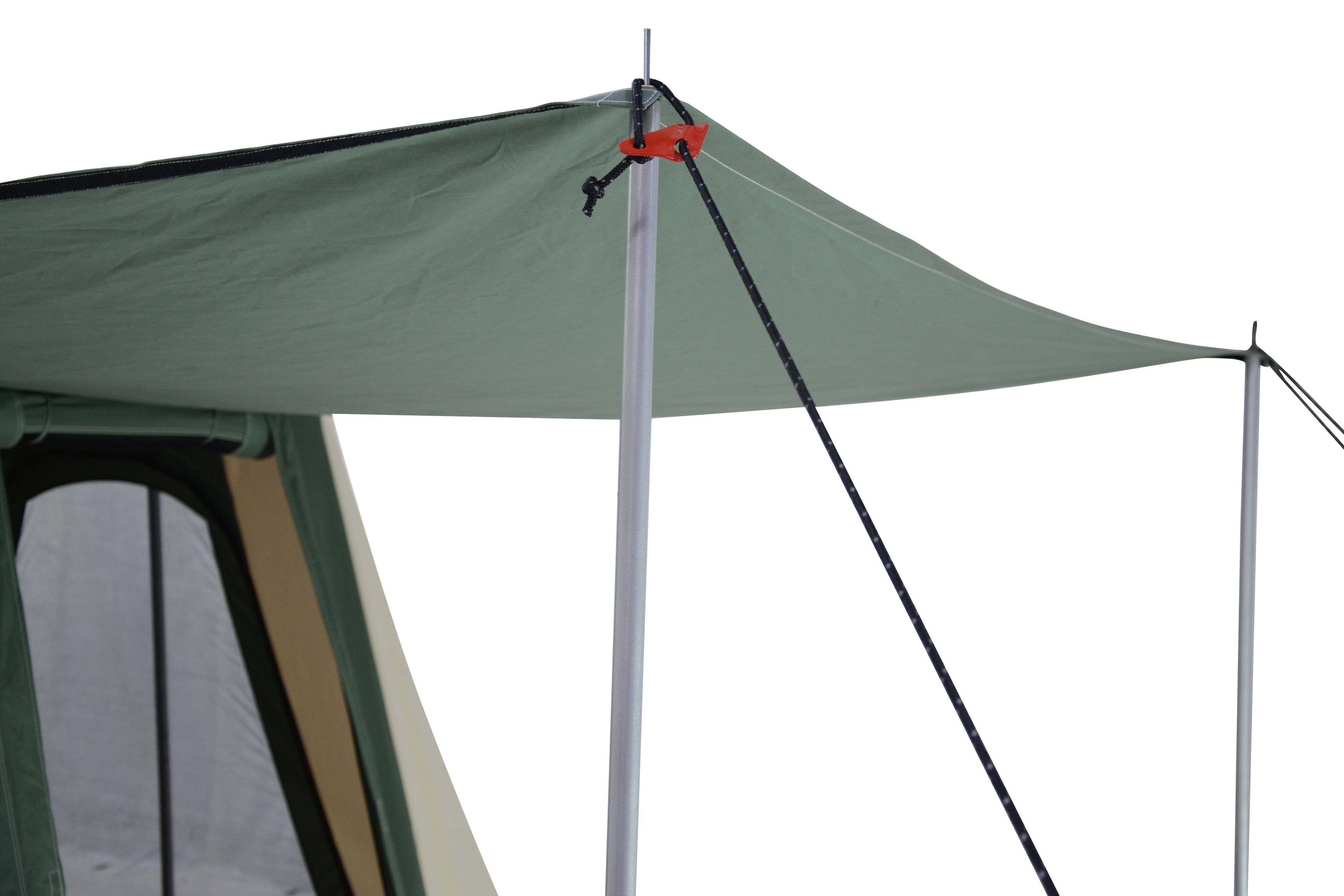 Cotton Canvas Family Cabin Tent 10x10 for Camping & Glamping F395