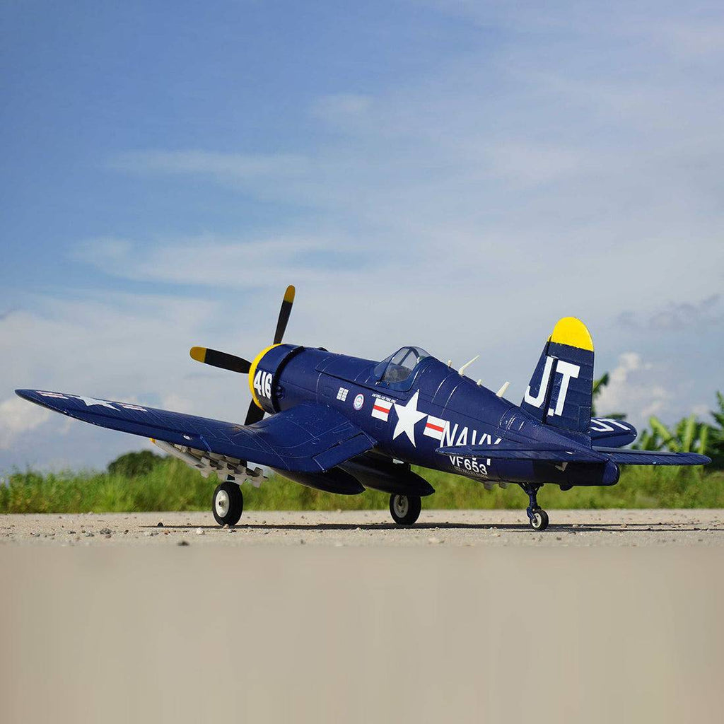 RC Airplane PNP Navy Blue 1200mm Wingspan Fighter Model J92063