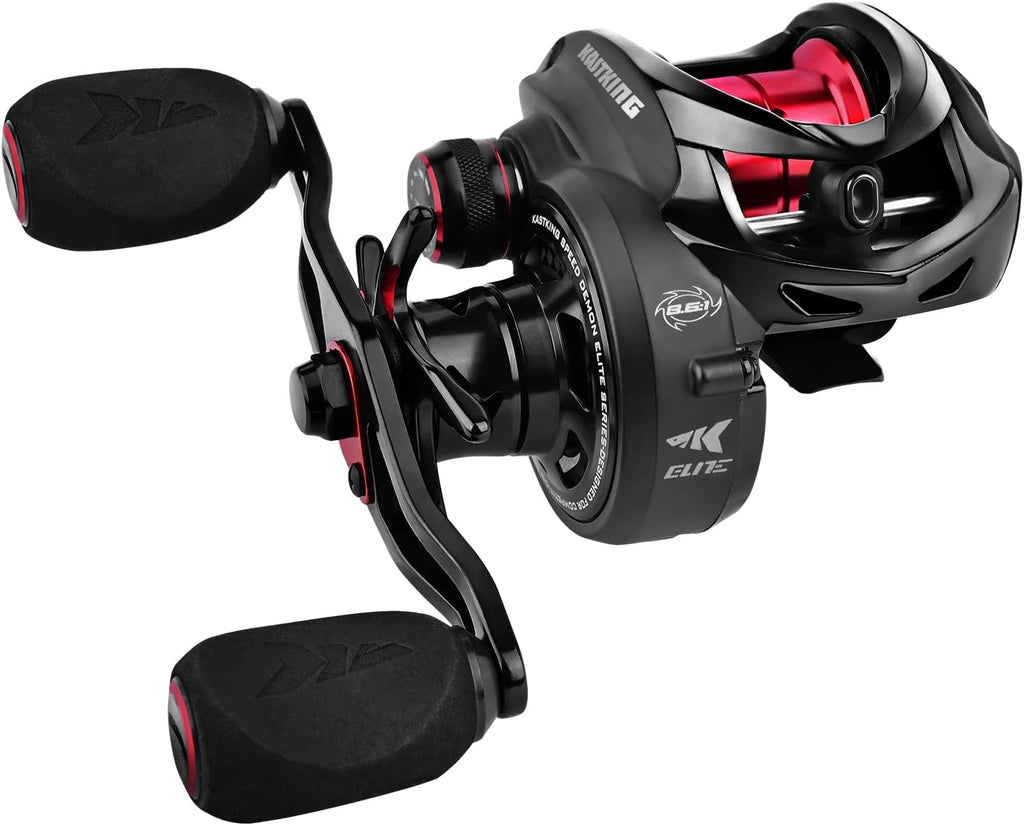 KastKing Speed Demon Elite Fishing Reel, Baitcaster, 10.5:1 Gear Ratio O687
