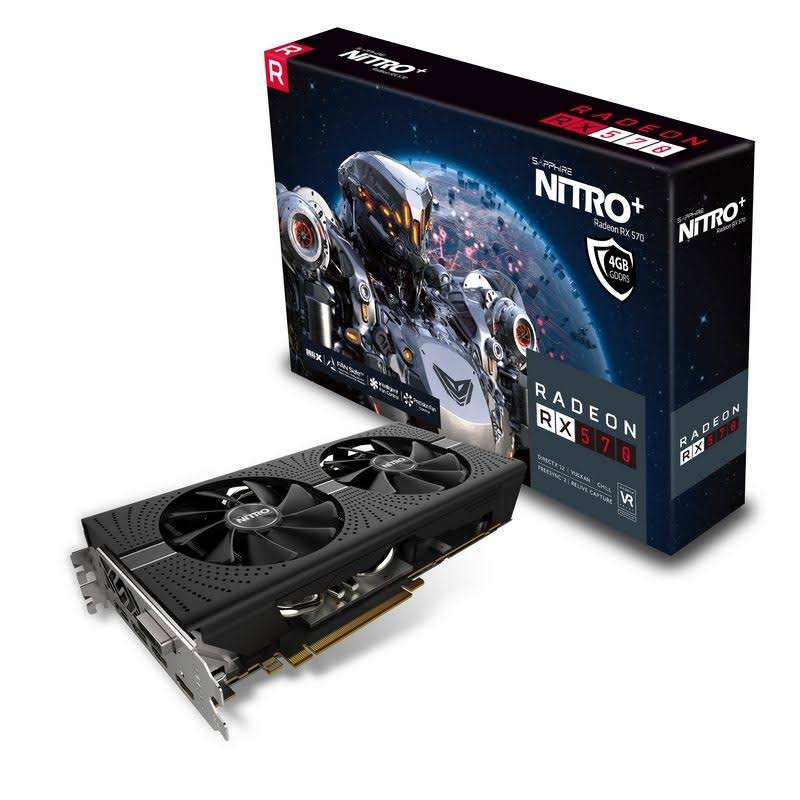 Sapphire NITRO+ Radeon RX 570 4GB GDDR5 Graphics Card R382085