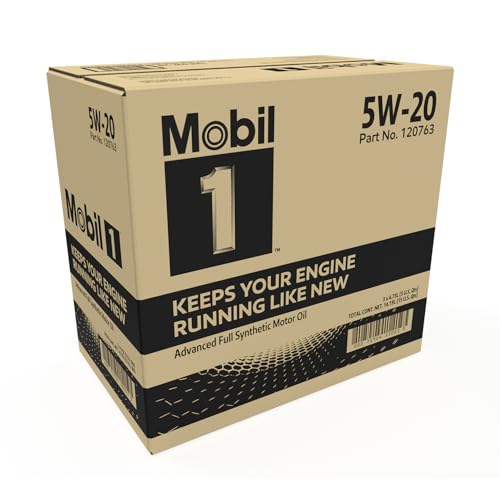 Mobil 1 Advanced Fuel Economy Full Synthetic Motor Oil 0W-20, 5 Quart A306