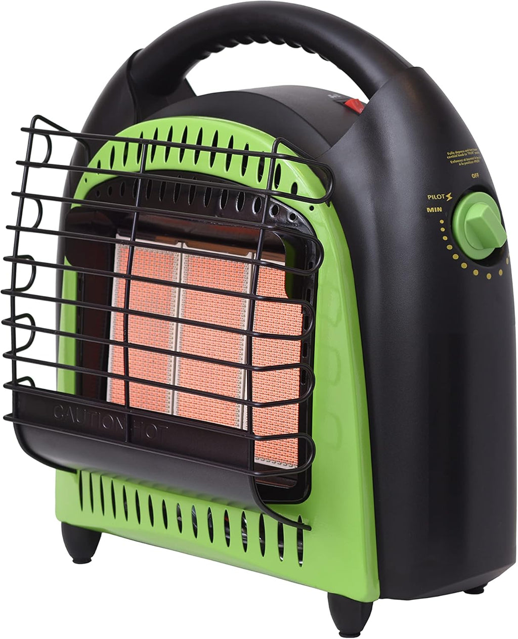 Flame King 10,000 BTU Propane Radiant Portable Heater for Indoor & Outdoor Use W489991