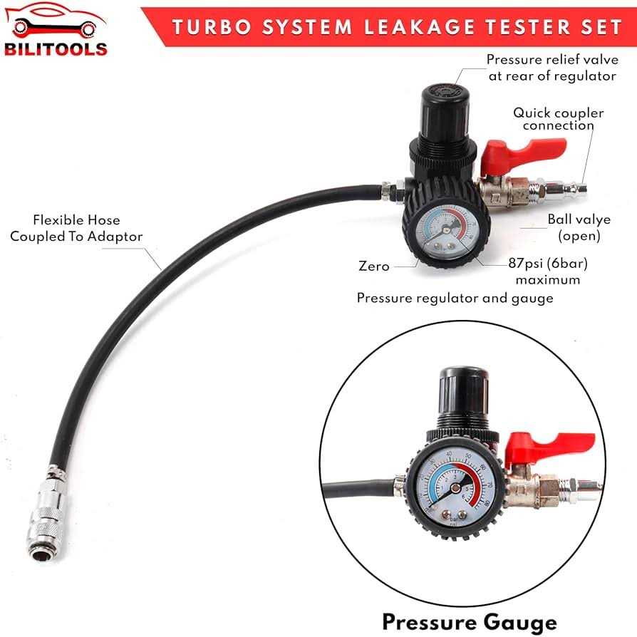 BILITOOLS 9-Piece Turbo System Leakage Tester Set O67734