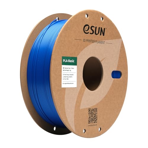 eSUN PLA Basic Filament 1.75mm 1KG Black 2Pack Y749548