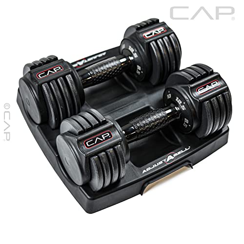 CAP Barbell ADJUSTABELL Adjustable Round Dumbbell Weights O461