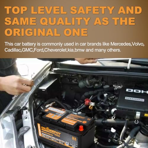 BCI Group 24F Car Battery, 12V 70Ah AGM, 710CCA F3279
