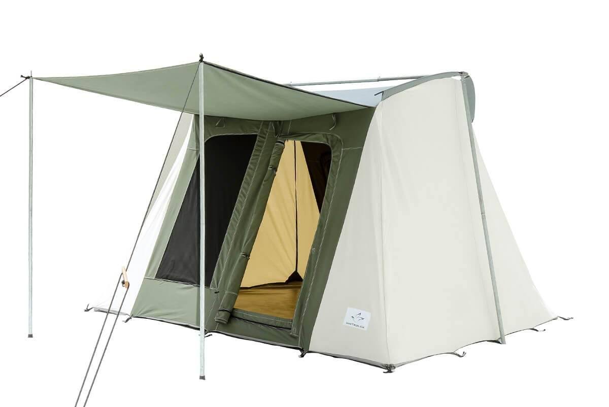 Cotton Canvas Family Cabin Tent 10x10 for Camping & Glamping F395