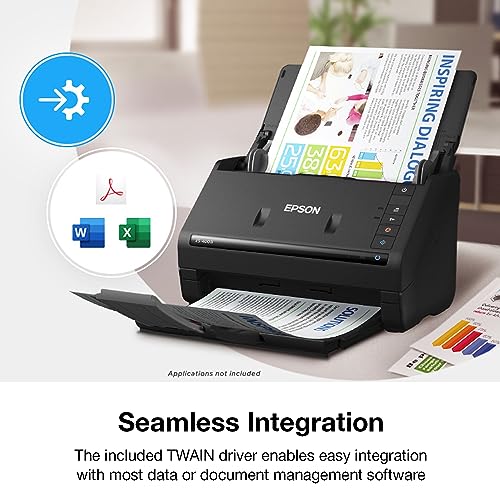 Epson Workforce ES-400 II Color Duplex Desktop Document Scanner for PC and Mac L92747