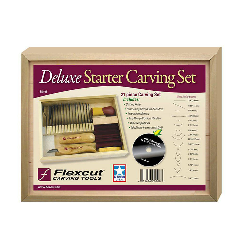 Flexcut 20-Piece Carving Starter Set J898876