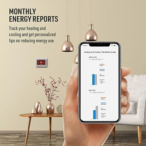 Honeywell Home RTH9585WF Wi-Fi Smart Color Thermostat, 7-Day Programmable, Touch Screen, Energy Star, Alexa Ready I259972