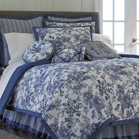 Asstd National Brand Toile Garden Comforter Set, Multiple Colors