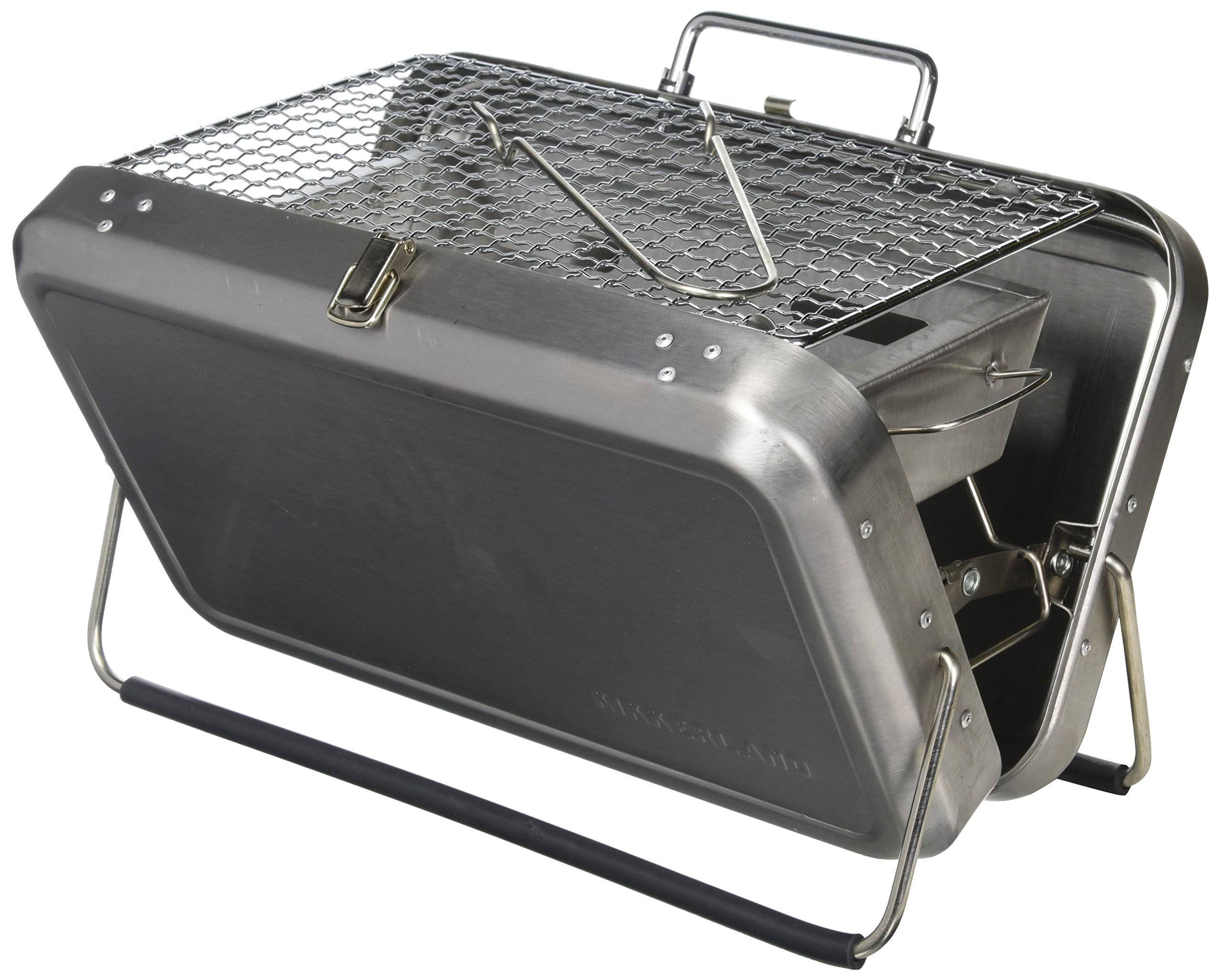 Kikkerland Bq01 Portable BBQ Suitcase Silver