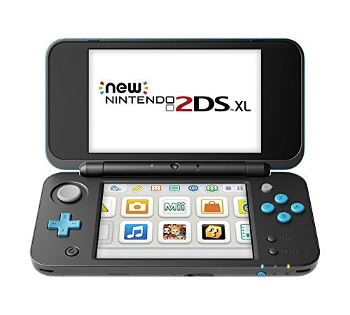 Nintendo 2DS XL Black + Turquoise with Mario Kart 7 Pre-installed (Renewed) X91561