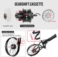BAFANG 48V 1000W Rear Hub Motor Ebike Conversion Kit for 26 Fat Tire Bikes Cassette Rear Wheel Brushless Hub Motor Drive Electric Bicycle Conversion Kit with Optional Display and Ebike Battery
