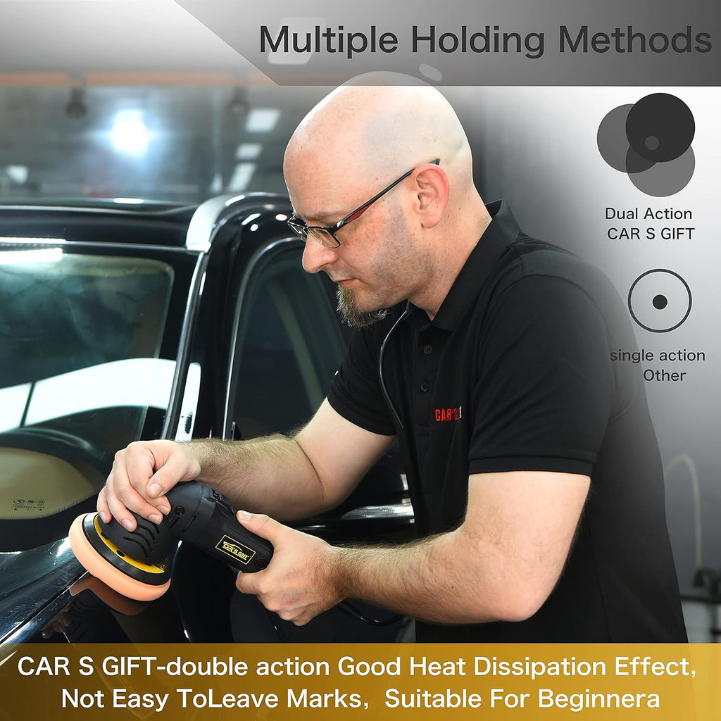 5 inch Random Orbital Polisher Dual Action Car Buffer Kit Z1033