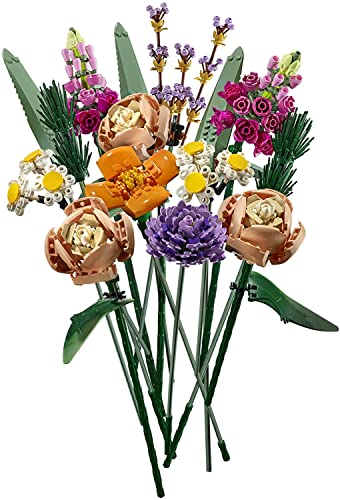 LEGO Icons Flower Bouquet Building Set for Home Decor, Ages 18+ G877