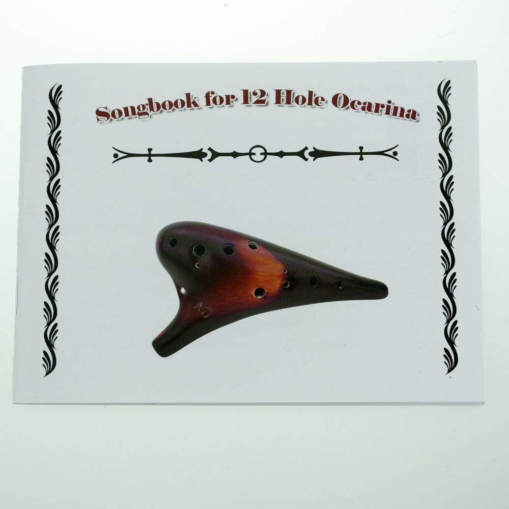 12 Hole Wooden Ocarina Alto C Acacia Wood O324937