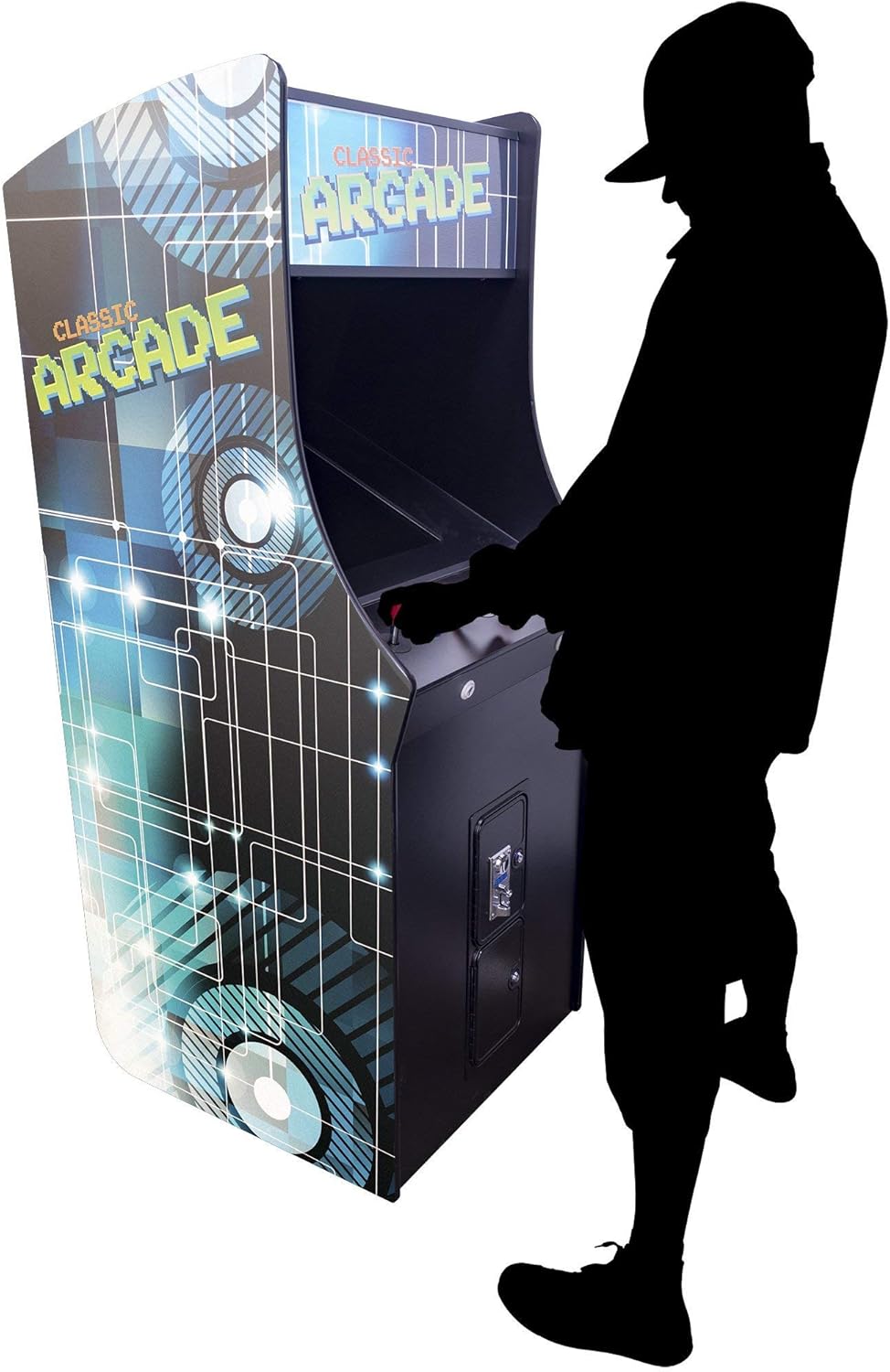 Creative Arcades Full-Size Commercial Arcade Machine with 60 Classic Games W879023