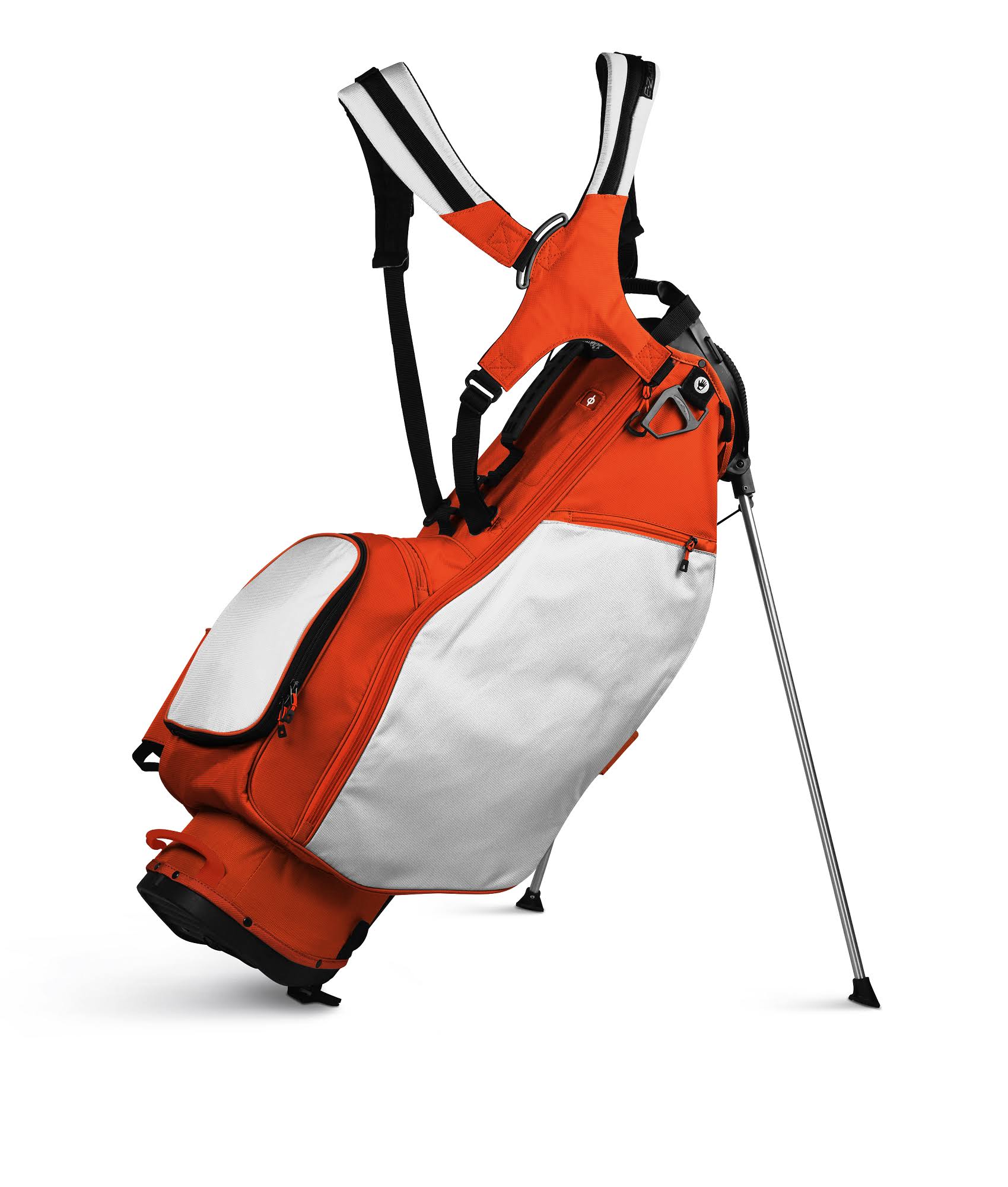 Sun Mountain Golf 2021 Collegiate Team Carry Stand Bag Orange-White