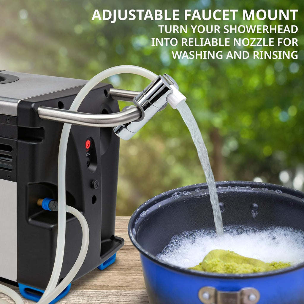 Hike Crew Portable Propane Water Heater & Shower Pump with Battery V555