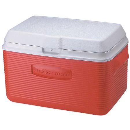 Rubbermaid Home 2a20-po-modrd 34 Quart Classic Red Cooler (Case of 2)