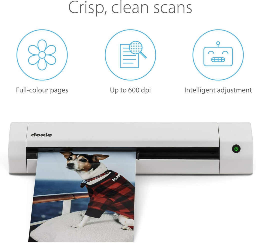 Doxie Go SE Portable Document Scanner with Rechargeable Battery L948
