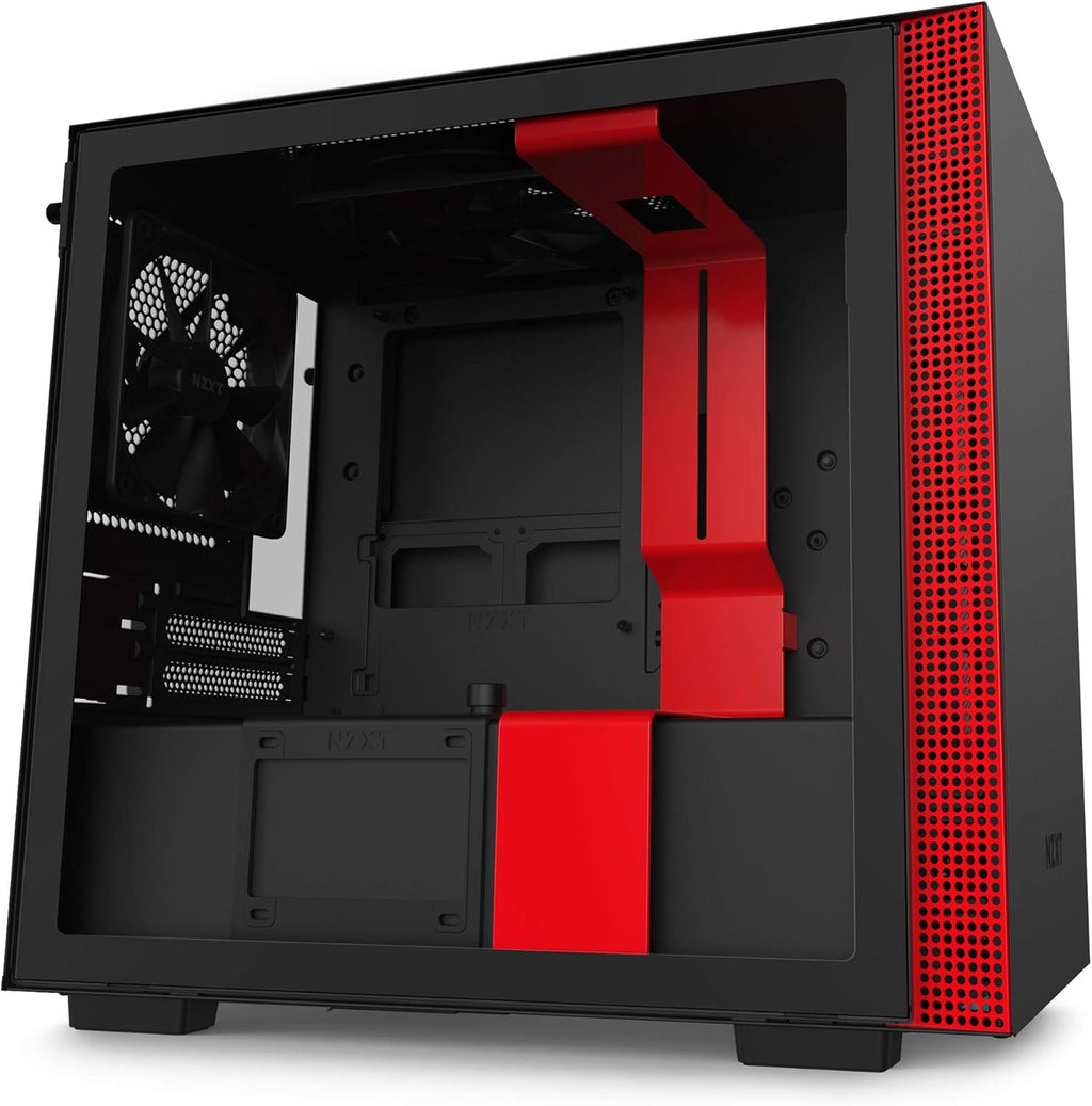 NZXT H210 Mini-ITX PC Gaming Case with Tempered Glass, Black O52356