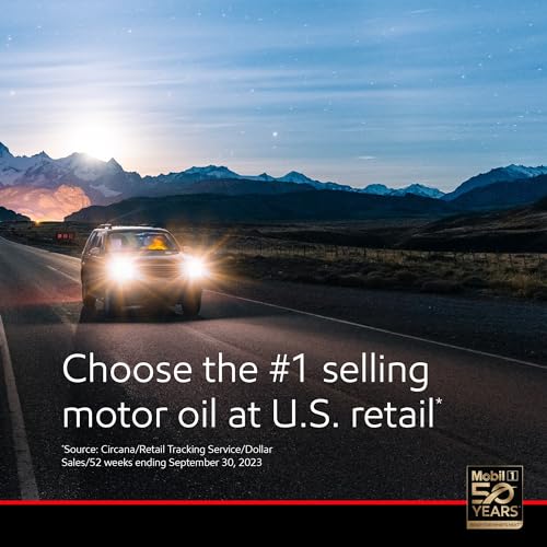 Mobil 1 Advanced Fuel Economy Full Synthetic Motor Oil 0W-20, 5 Quart A306