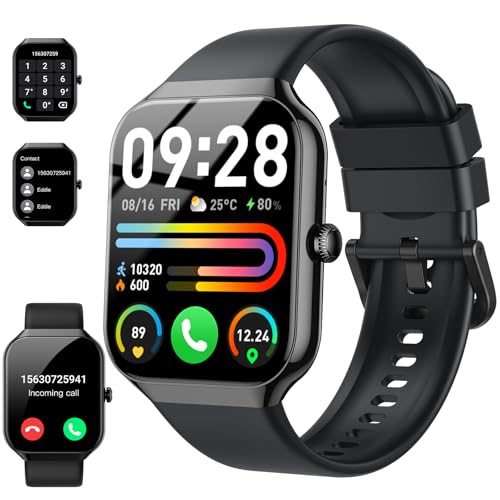 Smart Watch 1.96 HD Fitness Tracker with Heart Rate Monitor for Men Women X2198
