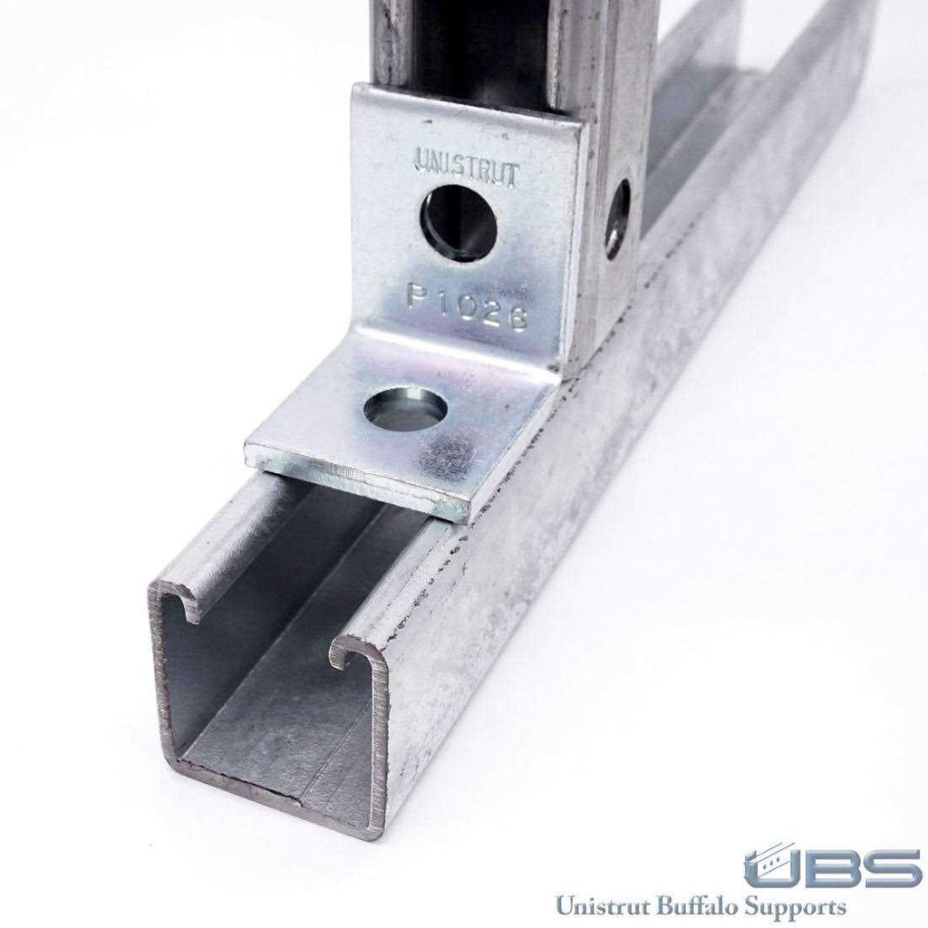Unistrut P1026 HG Hot Dip Galvanized Steel 90 Degree Channel Angle R6164