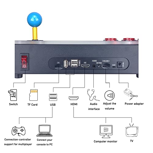 Pandora Box Arcade Console 26800 Games Built-in Retro Gaming E465003