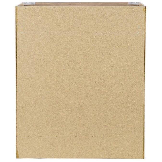 Project Source 30-in W x 35-in H x 23.75-in D Natural Unfinished Base Cabinet in Brown S746