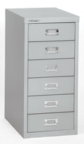 Bisley 6-Drawer Under-Desk Multidrawer Steel Cabinet