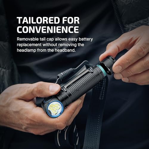 OLIGHT Perun 3 Rechargeable Headlamp Flashlight, 3000 Lumens, Black Z1023